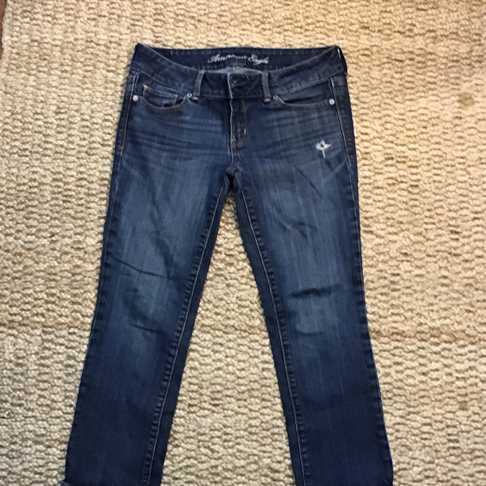 American Eagle Outfitters Artist Cropped Jeans (Stretch) Size 8